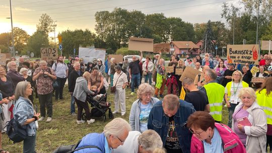 „Data center? Nie tutaj!” – protest przy budowie na Energetycznej