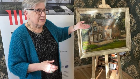 „Dworek myśliwski ks. J. Poniatowskiego” w Muzeum Piaseczna – obraz z rodzinnej kolekcji