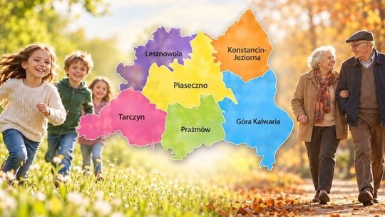 Najmłodsze i najstarsze gminy powiatu piaseczyńskiego. Różnice są ogromne