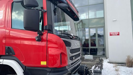 Nowy wóz strażacki dla OSP Prace Małe [WIDEO]