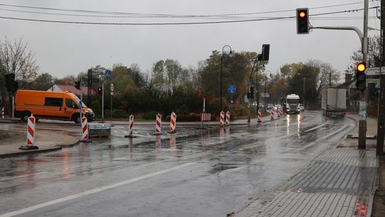Zamknięcie skrzyżowania Wojska Polskiego i Słonecznej w Lesznowoli