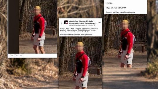 Złodziej, pedofil czy zwykłe straszenie mieszkańców? To samo zdjęcie krąży w grupach