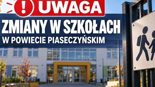 Zmiany w szkołach w powiecie piaseczyńskim. Co czeka uczniów w piątek, 9 października?