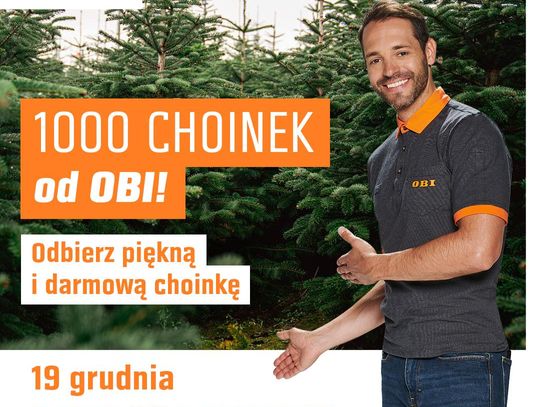 1000 choinek od OBI