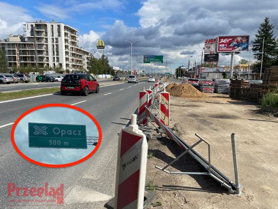A2 wkrótce stanie się placem budowy. Zmiany przy Opaczy już się zaczęły