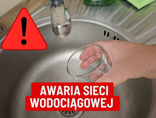 Awaria sieci wodociągowej - przerwa w dostawie wody