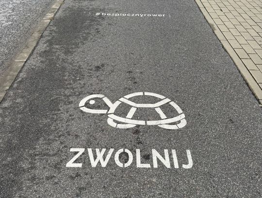 Bezpieczne ścieżki rowerowe – piktogramy dla rowerzystów w Piasecznie