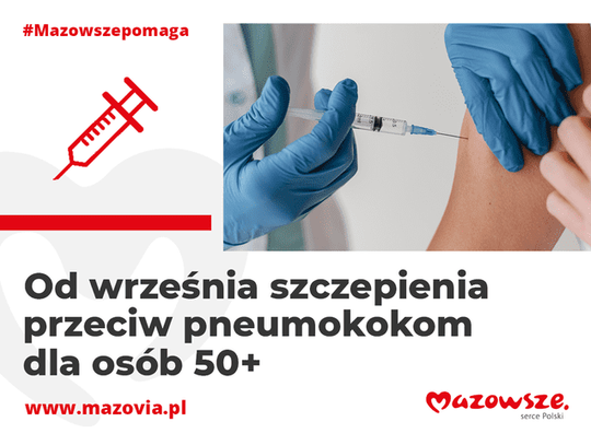 Bezpłatne szczepienia przeciwko pneumokokom