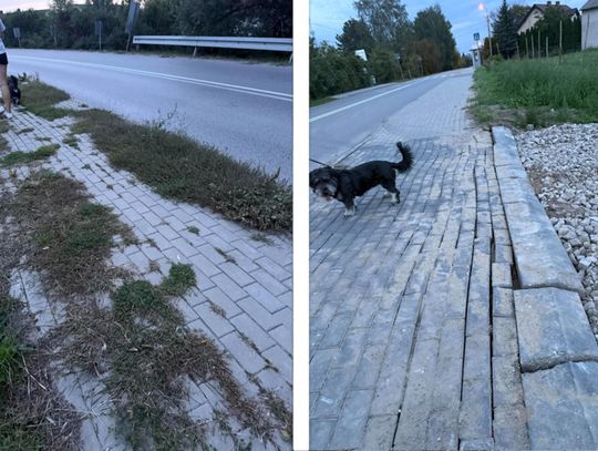 Chodnik przy Sadowej do kontroli. Powiat zapowiada ocenę stanu nawierzchni