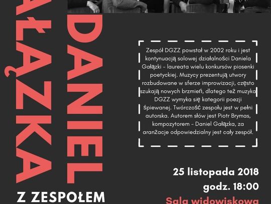 Daniel Gałązka z Zespołem – koncert