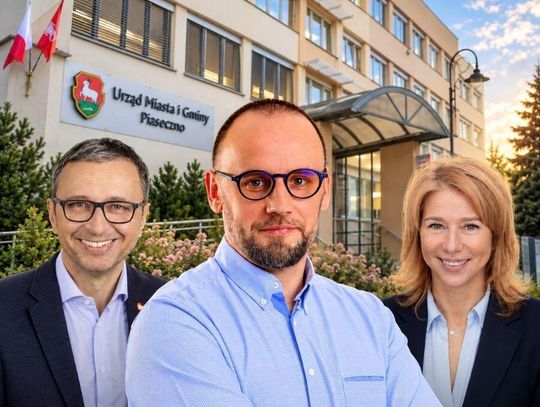 zmiany w kierownictwie piaseczyńskiego ratusza. Robert Widz i Hanna Kułakowska-Michalak, odwołani ze stanowisk zastępców burmistrza. Łukasz Kamiński to nowy I zastępca burmistrza Piaseczna.