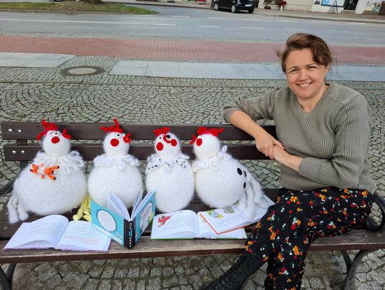 Dziergające mieszkanki Tarczyna świętowały w wyjątkowym towarzystwie