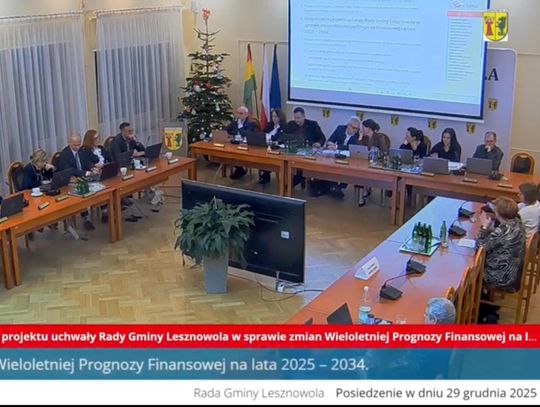 Finansowy pat w Lesznowoli. Rada odrzuciła projekt budżetu na 2026 rok