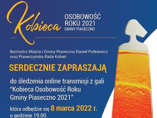 Gala konkursu „Kobieca Osobowość Roku Gminy Piaseczno 2021”