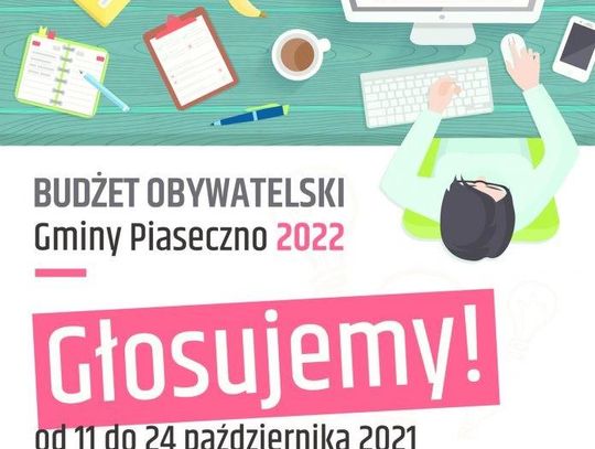 Głosowanie na zadania w Budżecie Obywatelskim 2022