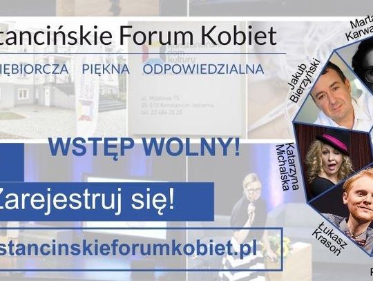 II Konstancińskie Forum Kobiet już wkrótce w Hugonówce!