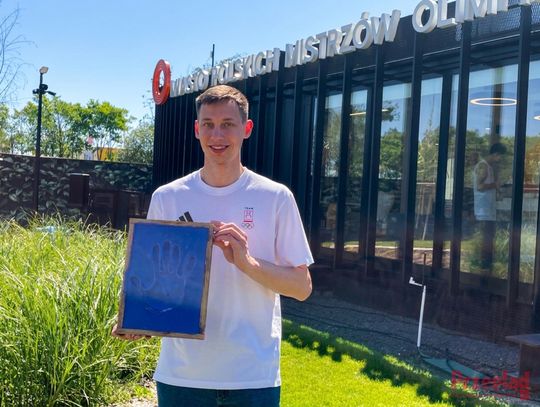 Kacper Tomasiak kolejnym lokatorem w „Mieście Polskich Mistrzów Olimpijskich”