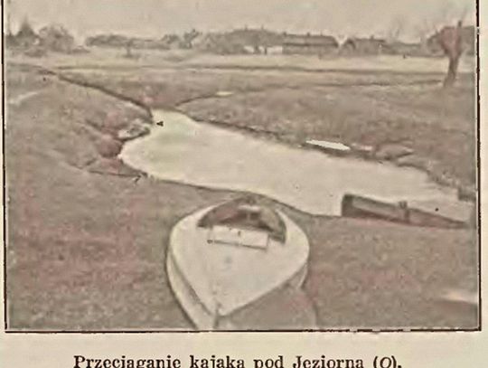 Kajakiem po wodach Jeziorki, czyli podróż pana Prószyńskiego w 1929 roku