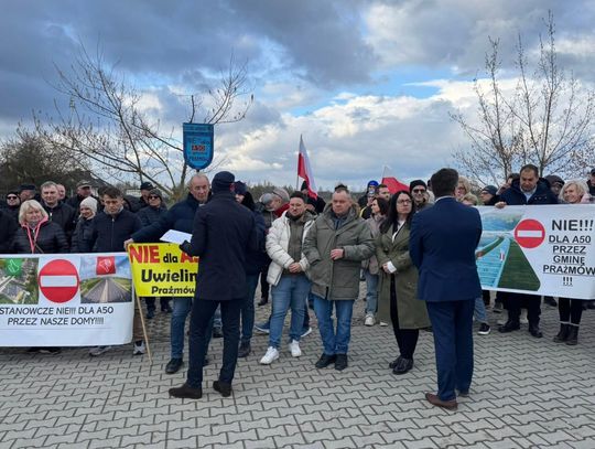 Kolejny protest przeciw A50. Mieszkańcy jadą do Warszawy