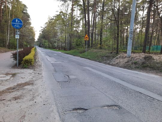 Koniec patchworku na głównej drodze w Magdalence