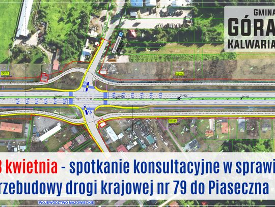 Konsultacje w sprawie przebudowy drogi nr 79 do Piaseczna