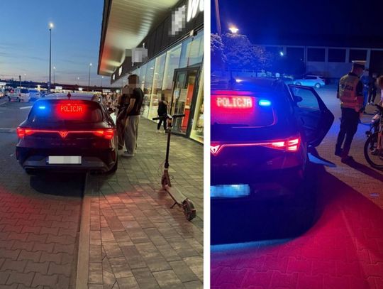 Kontrole hulajnóg i rowerów w Lesznowoli