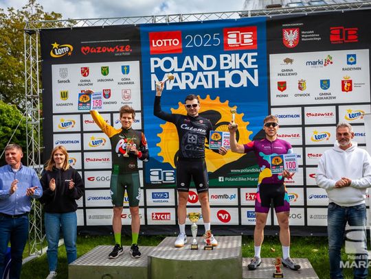 LOTTO Poland Bike Marathon 2025: Góra Kalwaria zdobyta przez najlepszych kolarzy