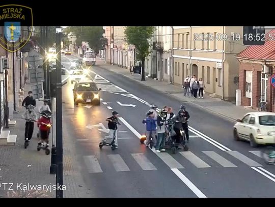 Niebezpieczne hulajnogi w Górze Kalwarii