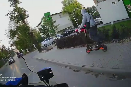Nietrzeźwy 14-latek na hulajnodze zatrzymany przez policję