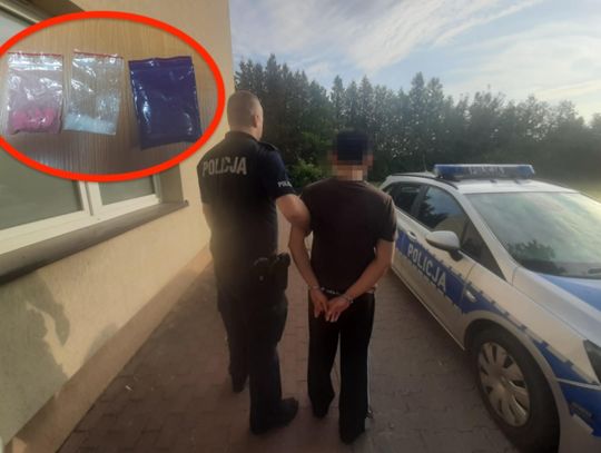 Nocna kontrola w Lesznowoli. Zatrzymany 22-latek z narkotykami