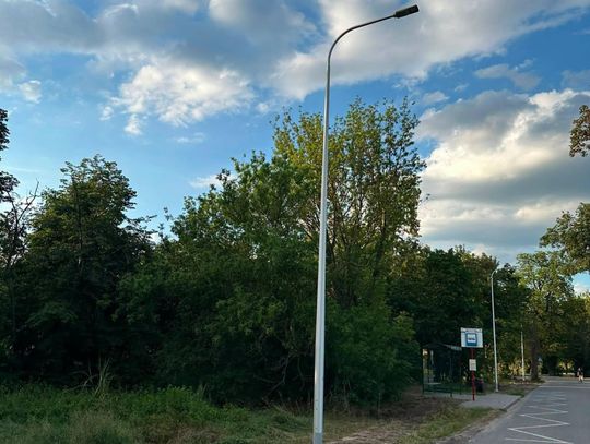 Nowe lampy przy ul. Literatów w Oborach
