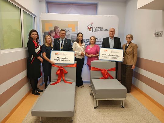 Nowe łóżka dla rodziców w Szpitalu św. Anny