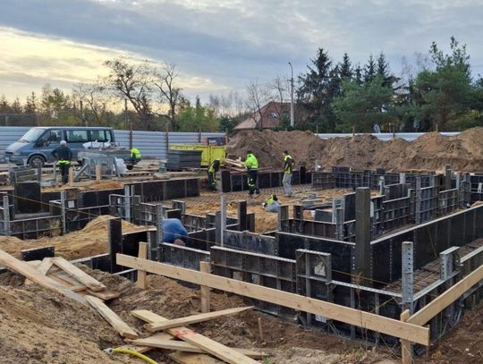 Nowy Dom Ludowy w Parceli nabiera kształtów Nowy Dom Ludowy w Parceli nabiera kształtów