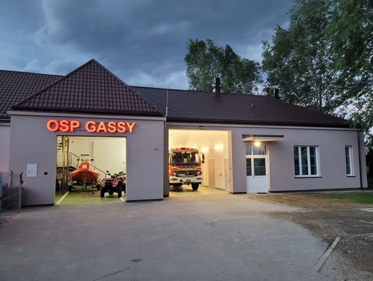 Nowy sprzęt i lepsze zaplecze w OSP Gassy