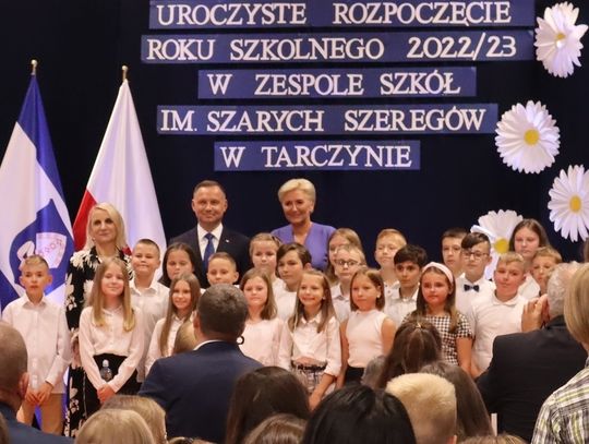 Tarczyn. Para prezydencka na inauguracji roku szkolnego