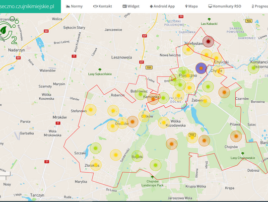 Piaseczno. Gmina walczy, smog wciąż truje