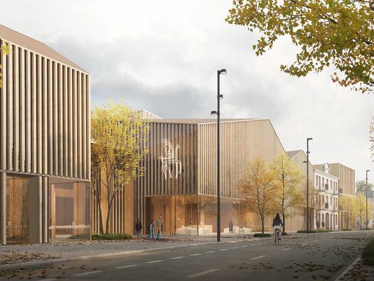 Tak ma wyglądać nowe Centrum Kultury w Piasecznie z salą kinową i teatralno-widowiskową.