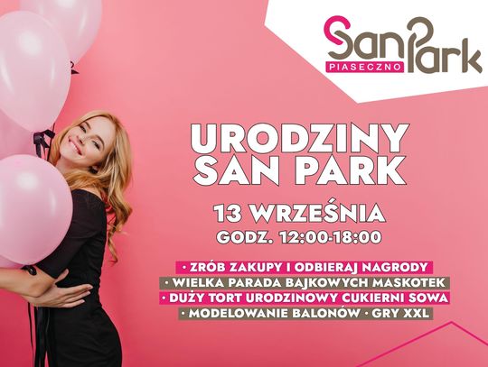 Pierwsze Urodziny San Park Piaseczno – moc atrakcji dla całej rodziny