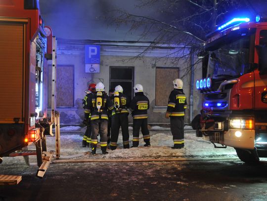 Pożar w centrum Piaseczna