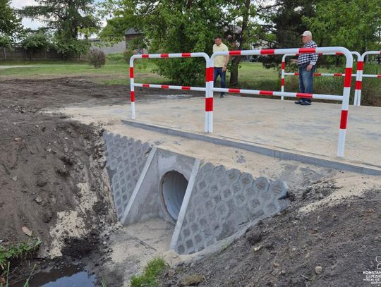 Przepust w Opaczy po remoncie