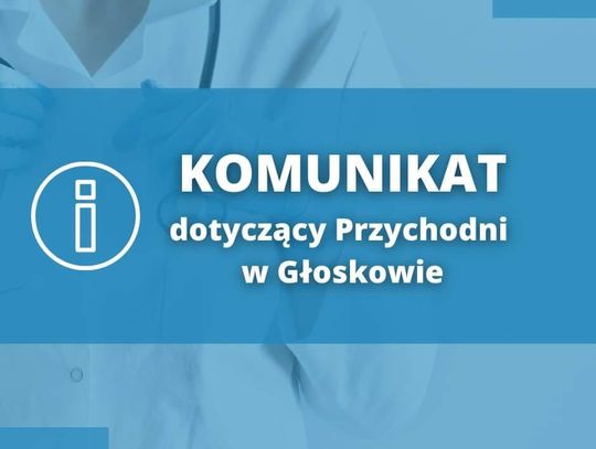 Przychodnia w Głoskowie przestaje przyjmować pacjentów