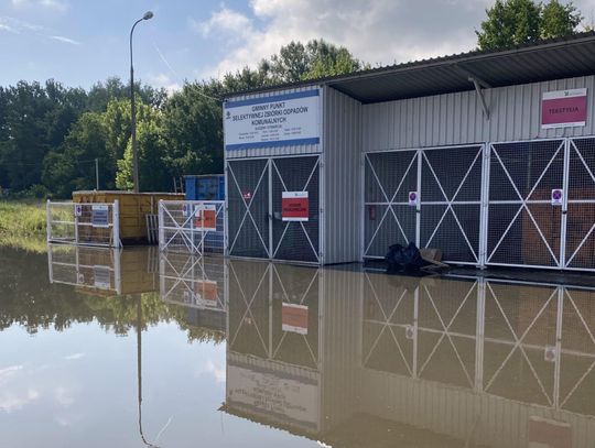 PSZOK pod wodą. W Konstancinie są problemy z oddaniem odpadów