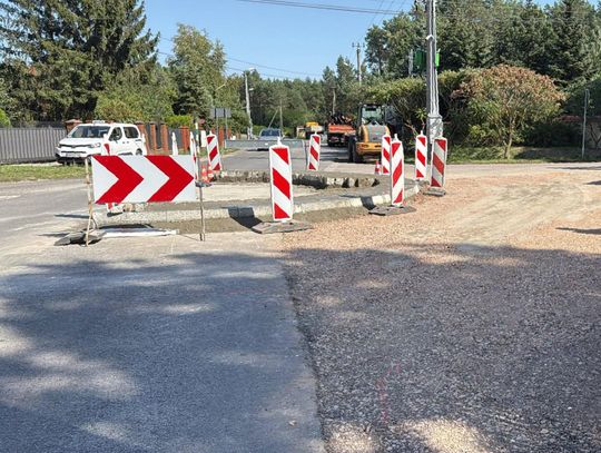 Rondo w Krzakach Czaplinkowskich. Finał prac po Wszystkich Świętych