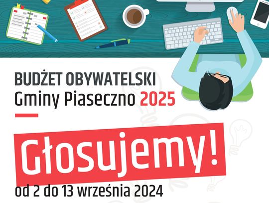 Rusza głosowanie w Budżecie Obywatelskim Gminy Piaseczno 2025