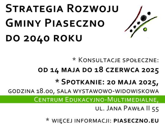 Strategia rozwoju gminy Piaseczno – zapraszamy na konsultacje