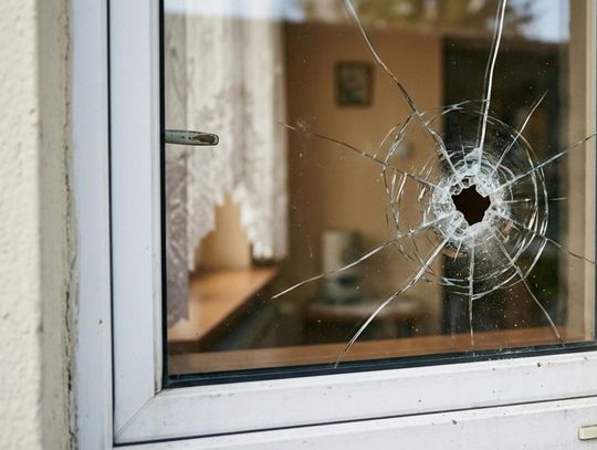 Tajemniczy pocisk rozbija okno i przeszywa dom w Solcu Tajemniczy pocisk rozbija okno i przeszywa dom w Solcu