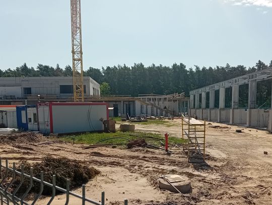 Trwa budowa kompleksu sportowo-rekreacyjnego w Żabieńcu
