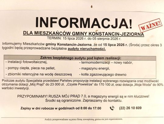 Ulotki, które mogą wprowadzać w błąd. Gmina ostrzega