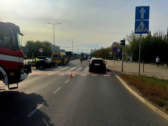 Utrudnienia na Puławskiej – zderzenie samochodu z hulajnogą