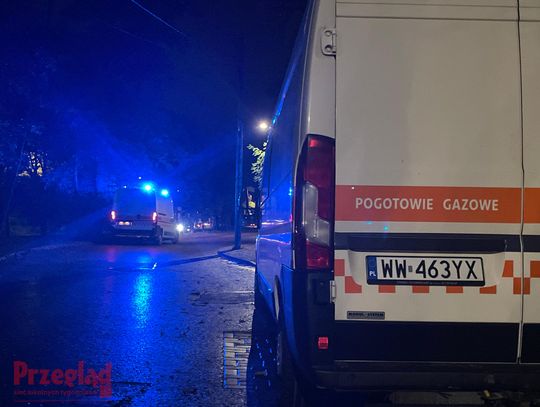 Wybuch przy ul. Stołecznej. Śmigłowiec LPR zabrał rannego
